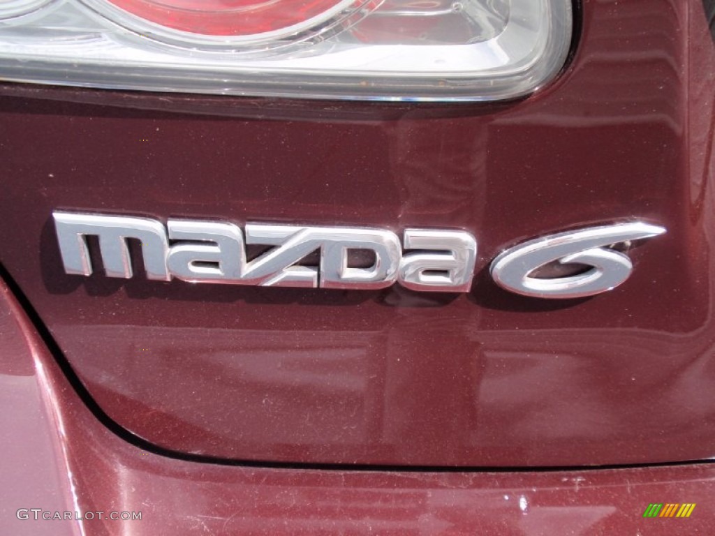 2006 MAZDA6 i Sedan - Dark Cherry Metallic / Beige photo #22