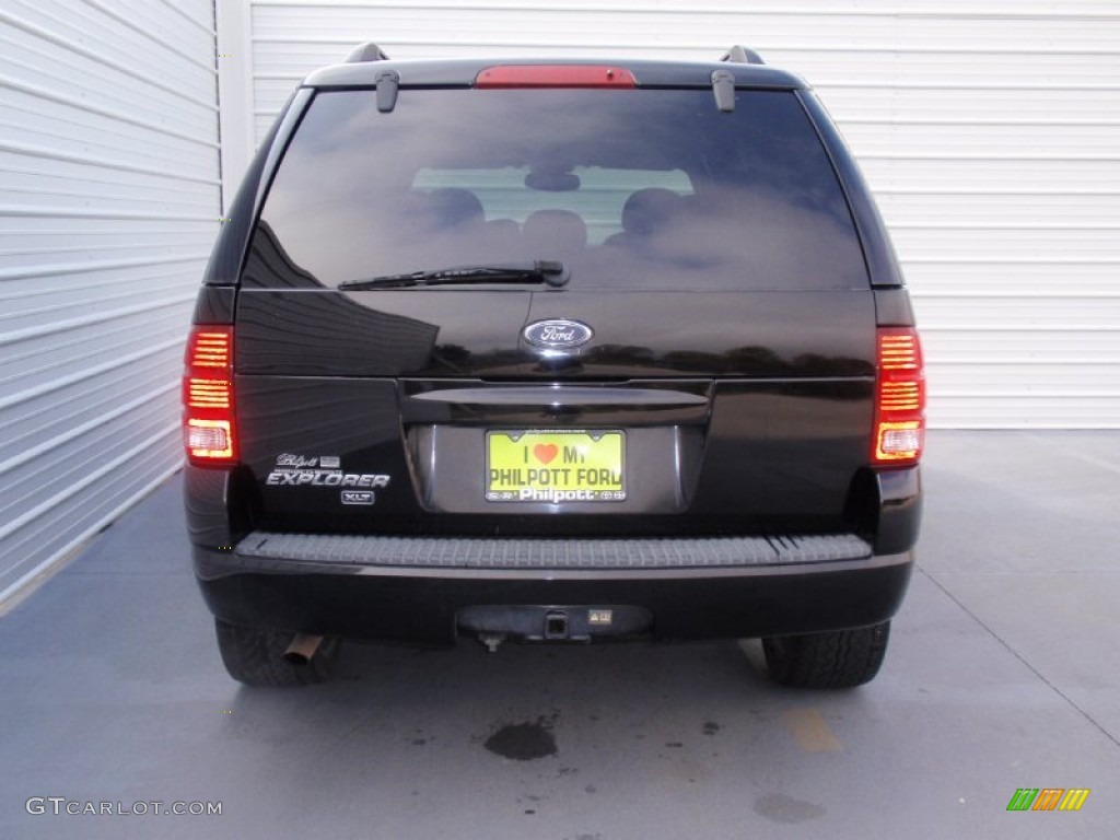2004 Explorer XLT - Black / Medium Parchment photo #5