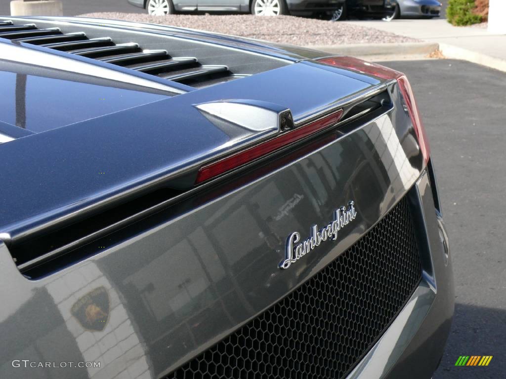 2008 Gallardo Spyder - Grigio Lynx (Grey) / Nero Perseus/Rosso Centaurus photo #16