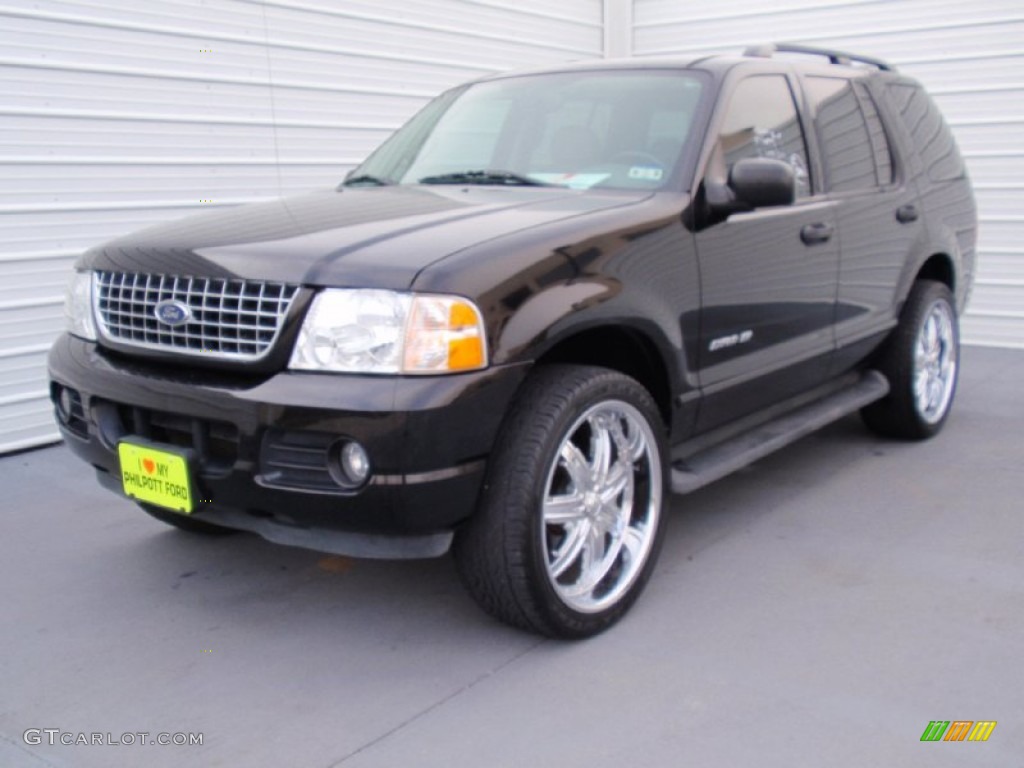 2004 Explorer XLT - Black / Medium Parchment photo #7