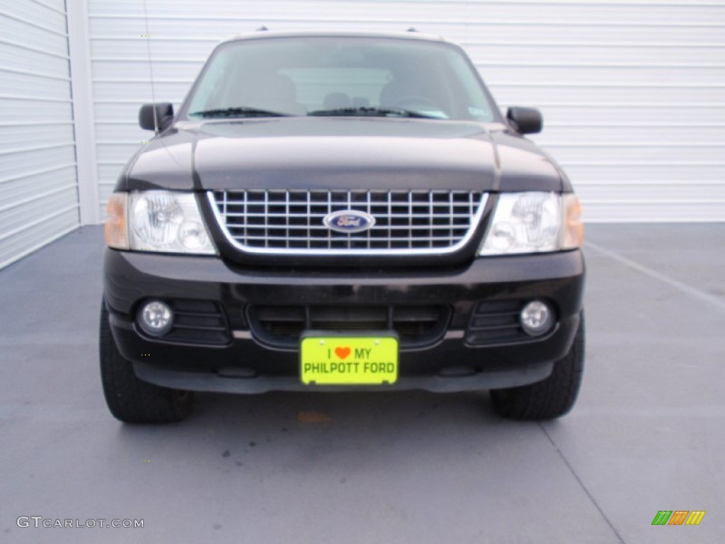 2004 Explorer XLT - Black / Medium Parchment photo #8
