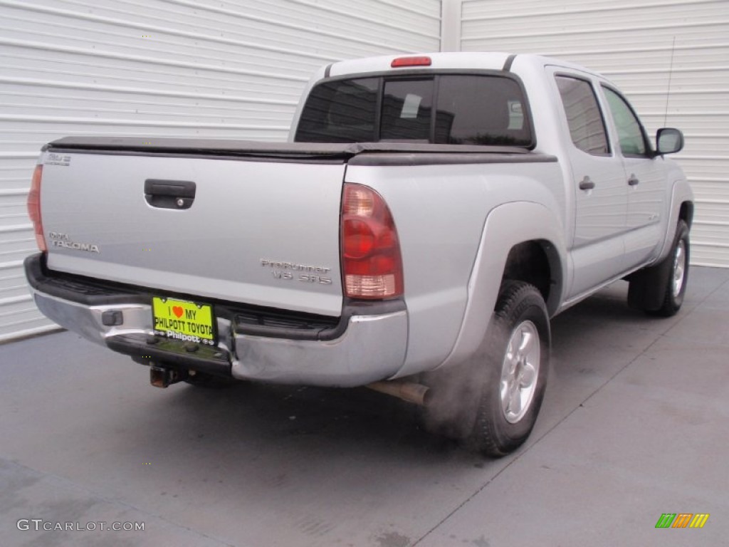 2006 Tacoma V6 PreRunner Double Cab - Silver Streak Mica / Graphite Gray photo #3