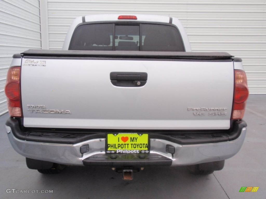 2006 Tacoma V6 PreRunner Double Cab - Silver Streak Mica / Graphite Gray photo #4