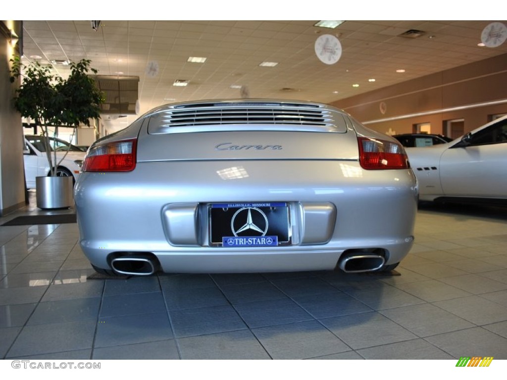 2007 911 Carrera Cabriolet - Arctic Silver Metallic / Black photo #11