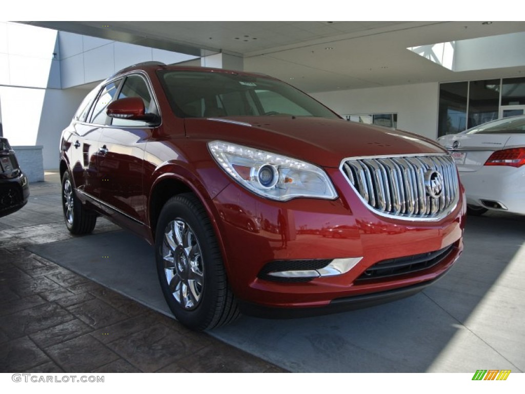 Crystal Red Tintcoat Buick Enclave