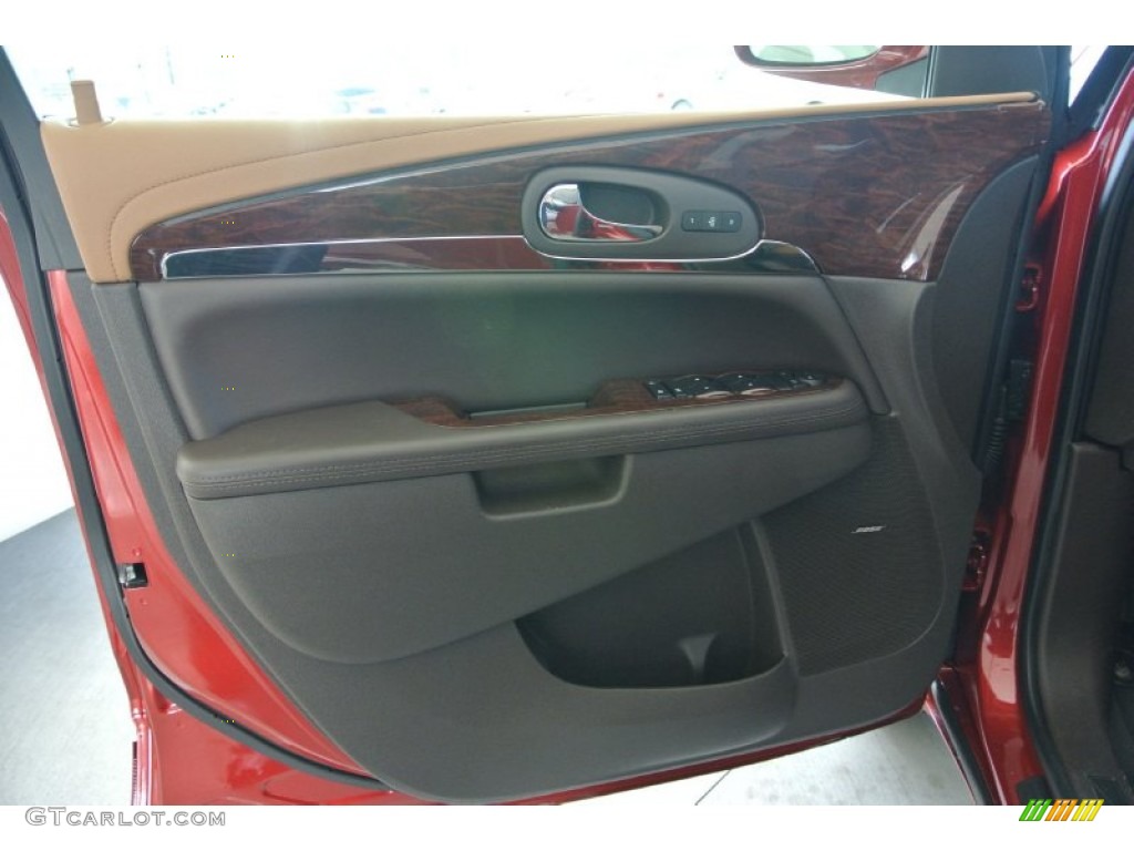 2014 Enclave Leather - Crystal Red Tintcoat / Cocaccino photo #6