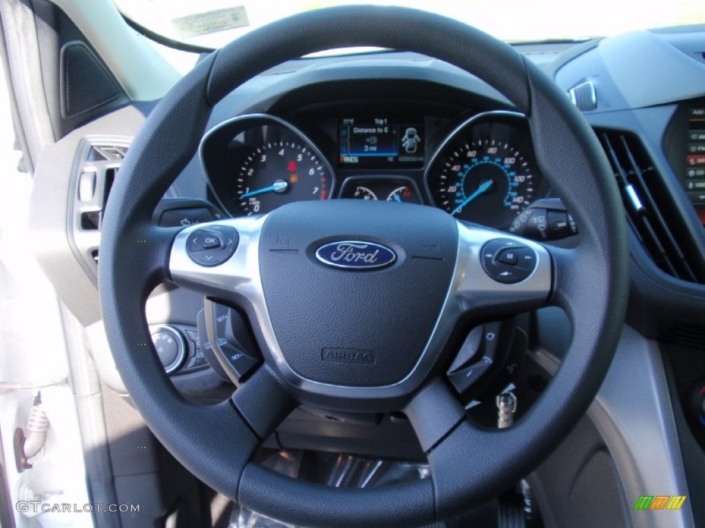 2014 Escape SE 1.6L EcoBoost - White Platinum / Charcoal Black photo #33