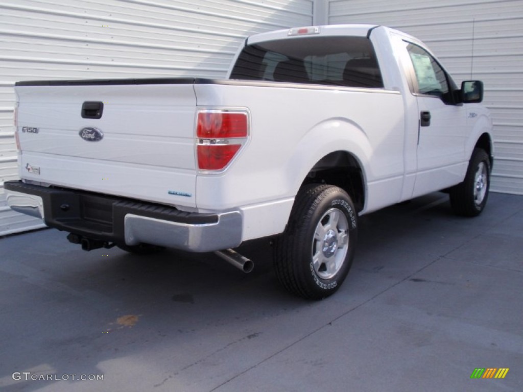 2014 F150 XL Regular Cab - Oxford White / Steel Grey photo #4