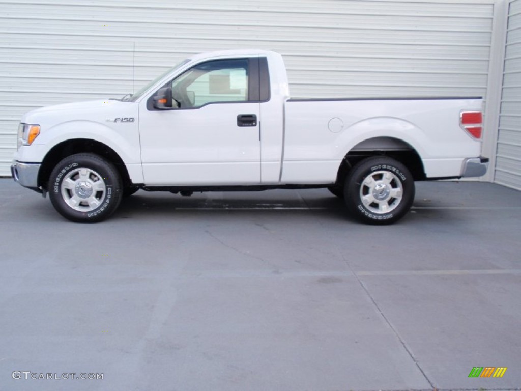 2014 F150 XL Regular Cab - Oxford White / Steel Grey photo #6