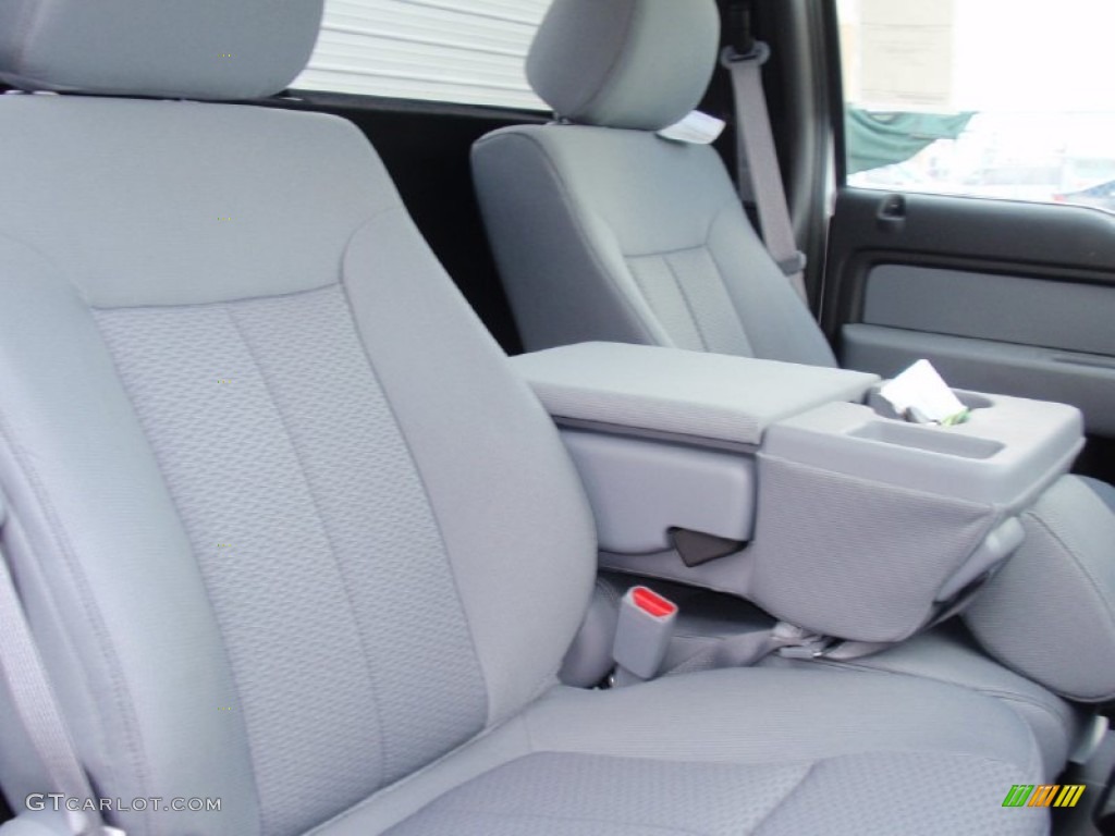 2014 F150 XL Regular Cab - Oxford White / Steel Grey photo #23