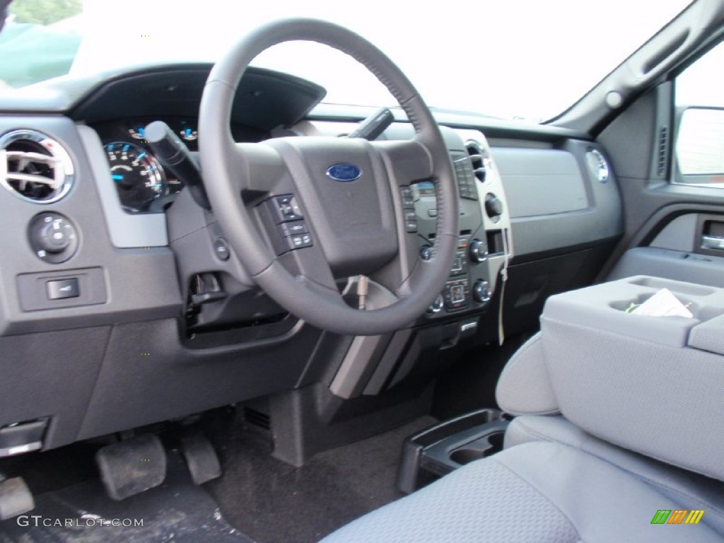 2014 F150 XL Regular Cab - Oxford White / Steel Grey photo #26