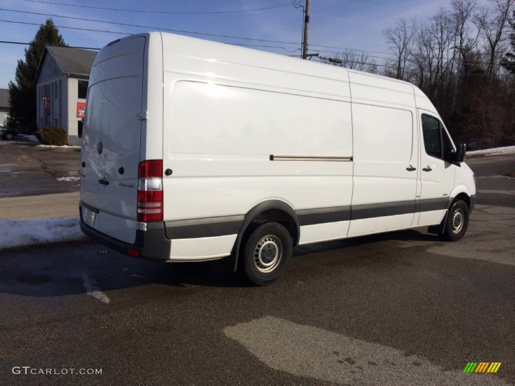 2012 Sprinter 2500 High Roof Extended Cargo Van - Arctic White / Lima Black Fabric photo #1