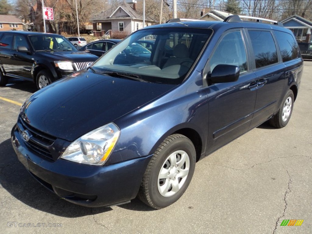 2008 Sedona LX - Velvet Blue Metallic / Gray photo #1