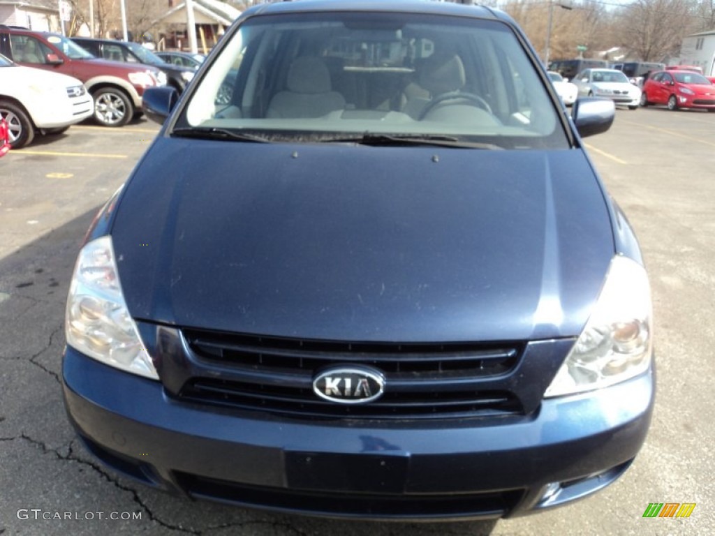 2008 Sedona LX - Velvet Blue Metallic / Gray photo #17