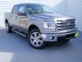 2014 Sterling Grey Ford F150 Lariat SuperCrew 4x4  photo #1