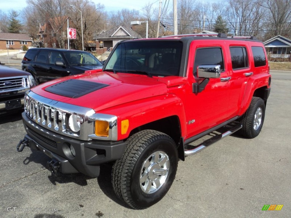 Victory Red 2006 Hummer H3 Standard H3 Model Exterior Photo #90742339