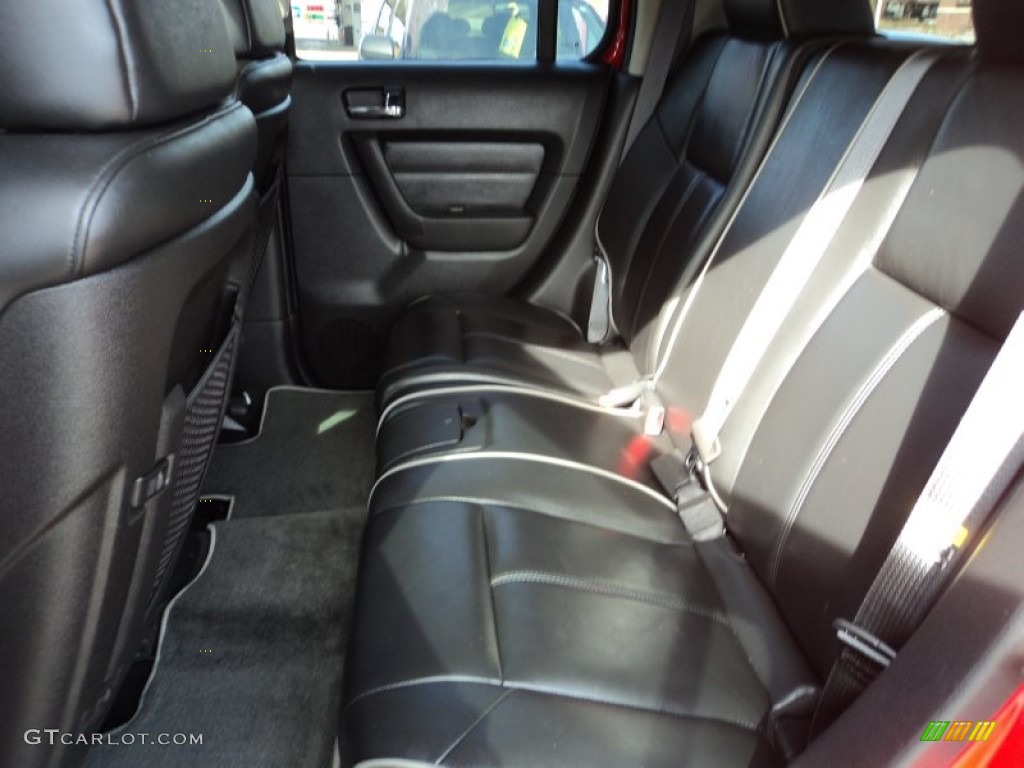Ebony Black Interior 2006 Hummer H3 Standard H3 Model Photo #90742519