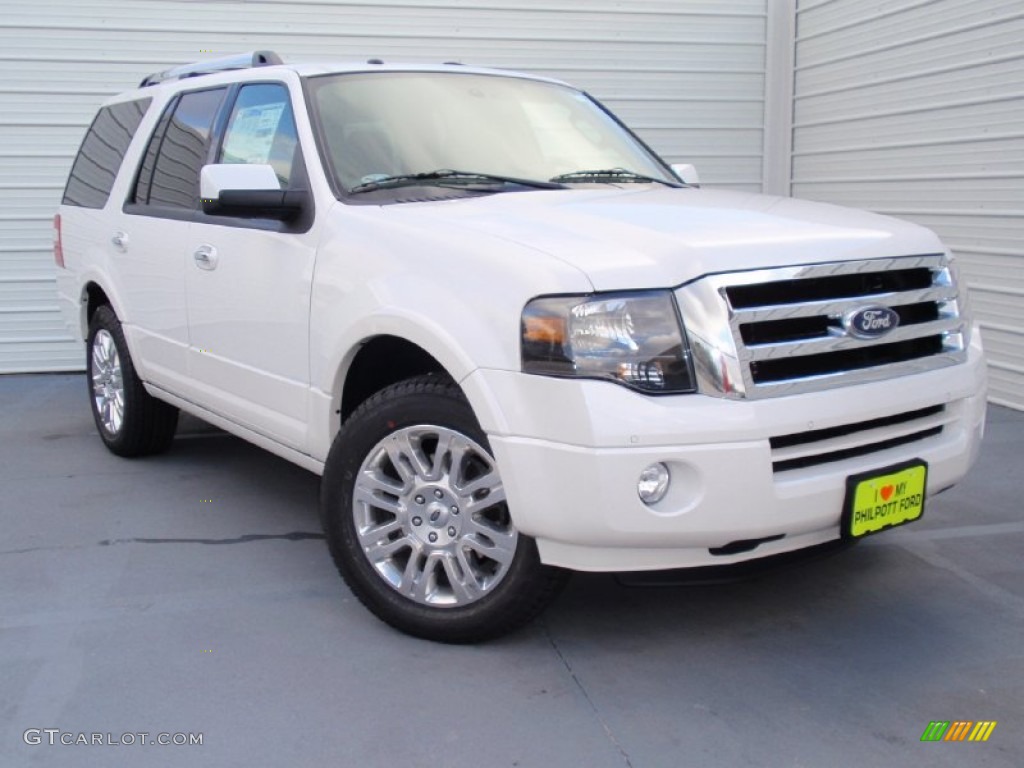 2014 Expedition Limited - White Platinum / Charcoal Black photo #1
