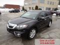 2010 Crystal Black Pearl Acura RDX SH-AWD Technology  photo #7