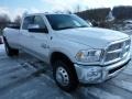 Bright White - 3500 Laramie Crew Cab 4x4 Dually Photo No. 7