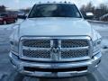 Bright White - 3500 Laramie Crew Cab 4x4 Dually Photo No. 8