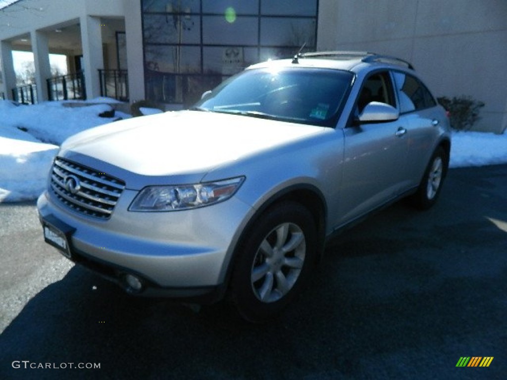2004 FX 35 AWD - Brilliant Silver Metallic / Graphite photo #3