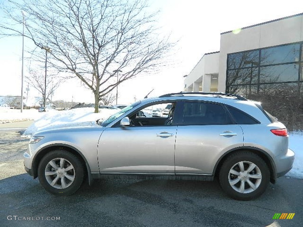 2004 FX 35 AWD - Brilliant Silver Metallic / Graphite photo #4