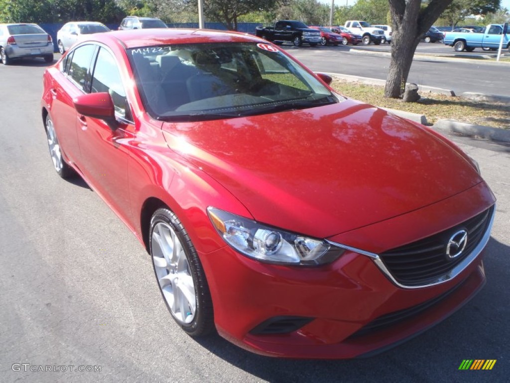 2014 MAZDA6 Touring - Soul Red Mica / Sand photo #1