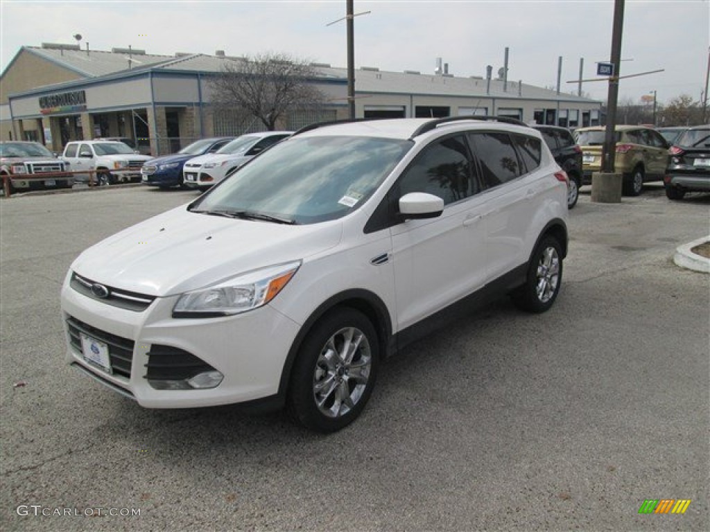 2014 Escape SE 2.0L EcoBoost - White Platinum / Medium Light Stone photo #2