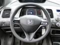 Gray 2007 Honda Civic LX Coupe Steering Wheel