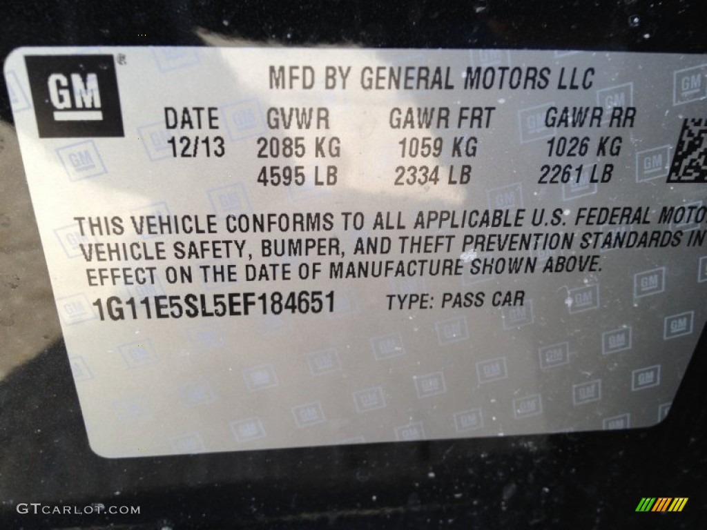 2014 Malibu LT - Black Granite Metallic / Jet Black photo #9