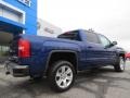 2014 Cobalt Blue Metallic GMC Sierra 1500 SLE Crew Cab 4x4  photo #7