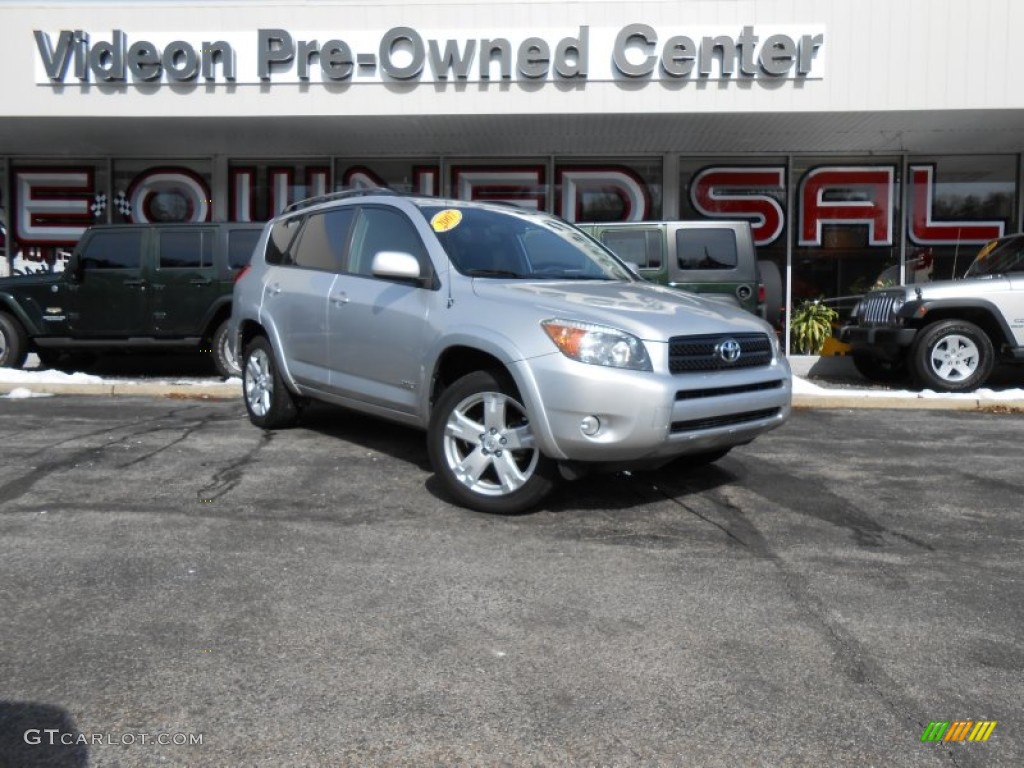 2007 RAV4 Sport 4WD - Classic Silver Metallic / Dark Charcoal photo #1