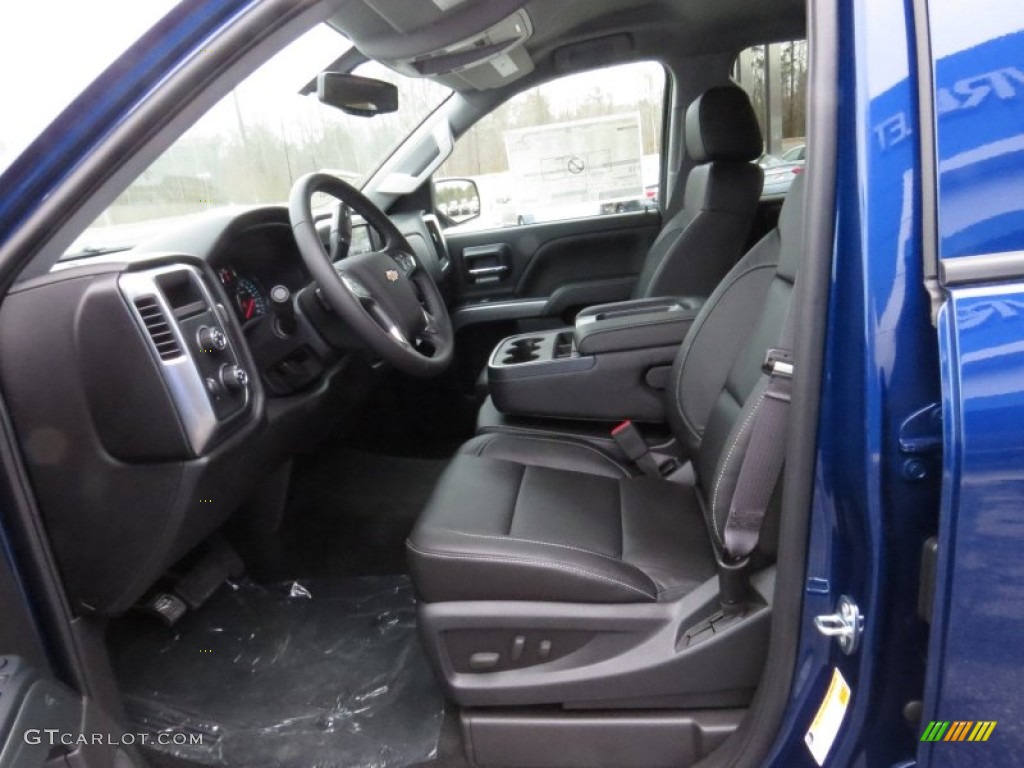 2014 Silverado 1500 LT Crew Cab 4x4 - Blue Topaz Metallic / Jet Black photo #10