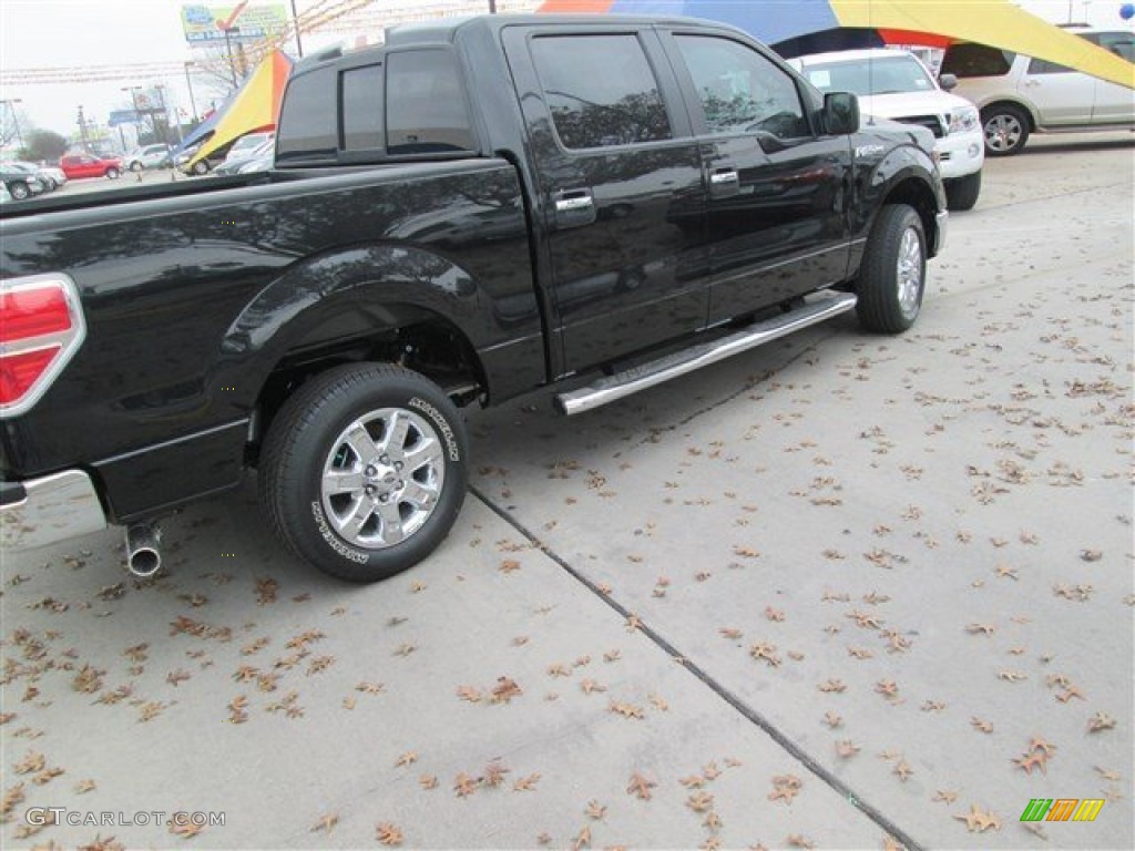 2014 F150 XLT SuperCrew - Tuxedo Black / Steel Grey photo #6