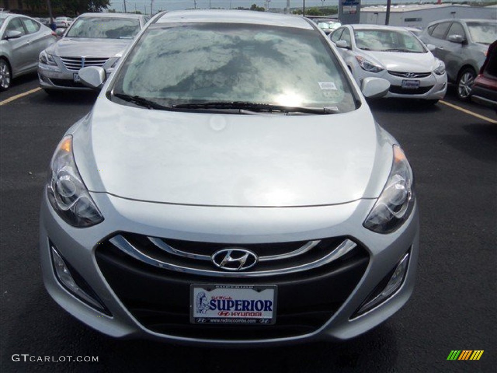 2013 Elantra GT - Silver / Black photo #2