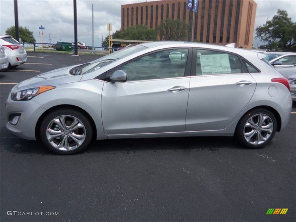 2013 Elantra GT - Silver / Black photo #3