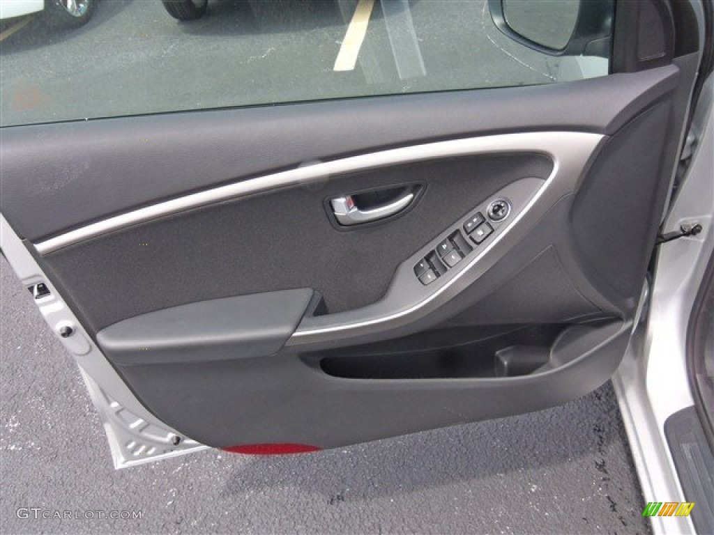 2013 Elantra GT - Silver / Black photo #4