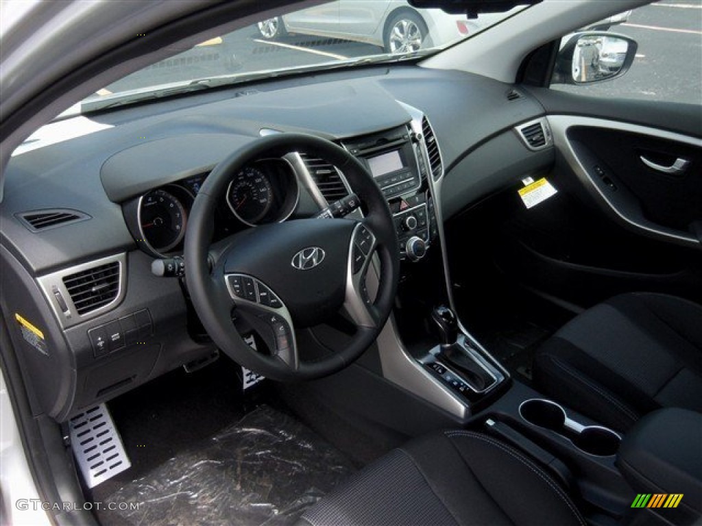 2013 Elantra GT - Silver / Black photo #5