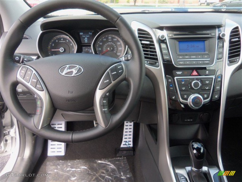 2013 Elantra GT - Silver / Black photo #6