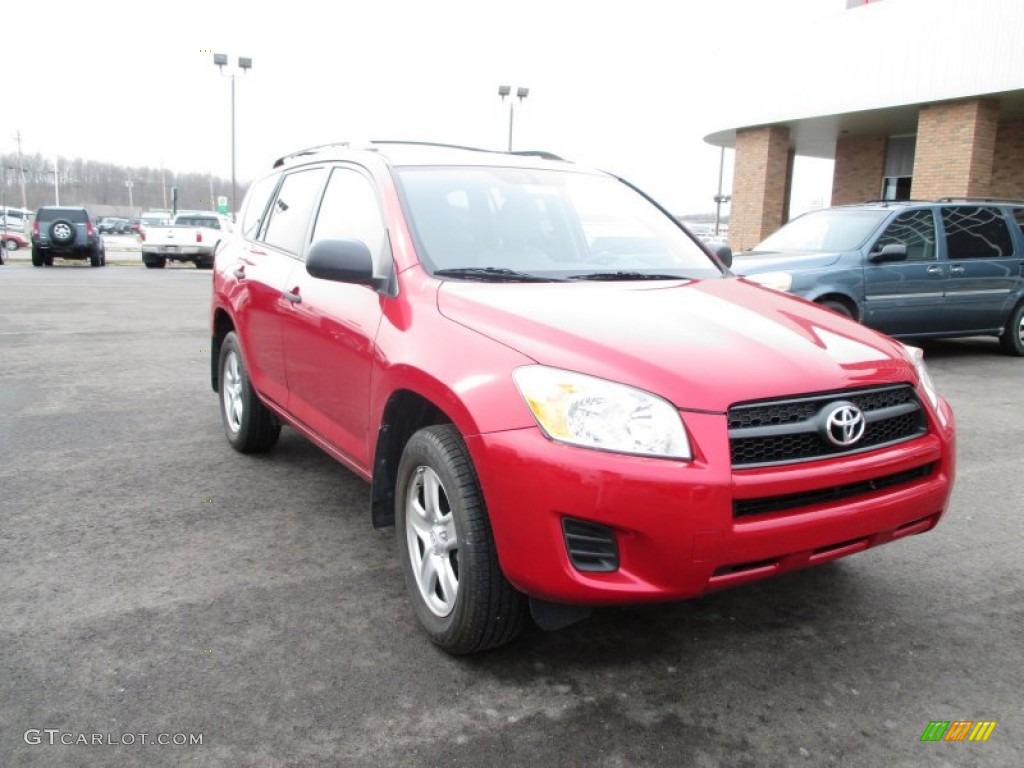 2011 RAV4 I4 - Barcelona Red Metallic / Ash photo #2