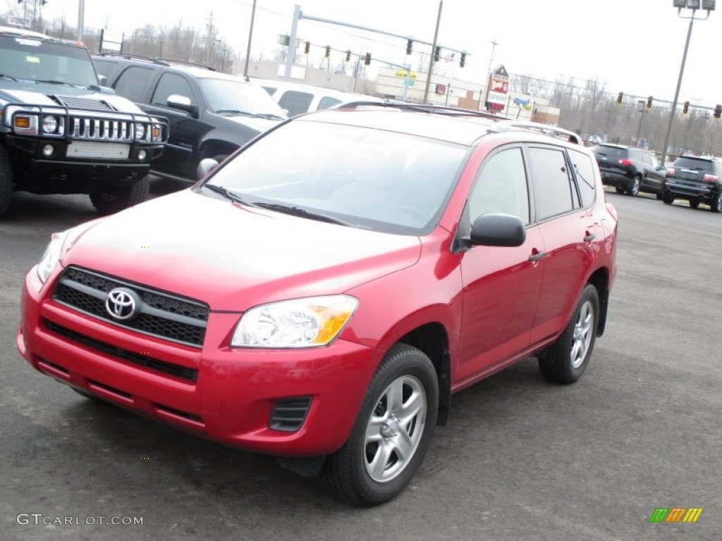 2011 RAV4 I4 - Barcelona Red Metallic / Ash photo #3