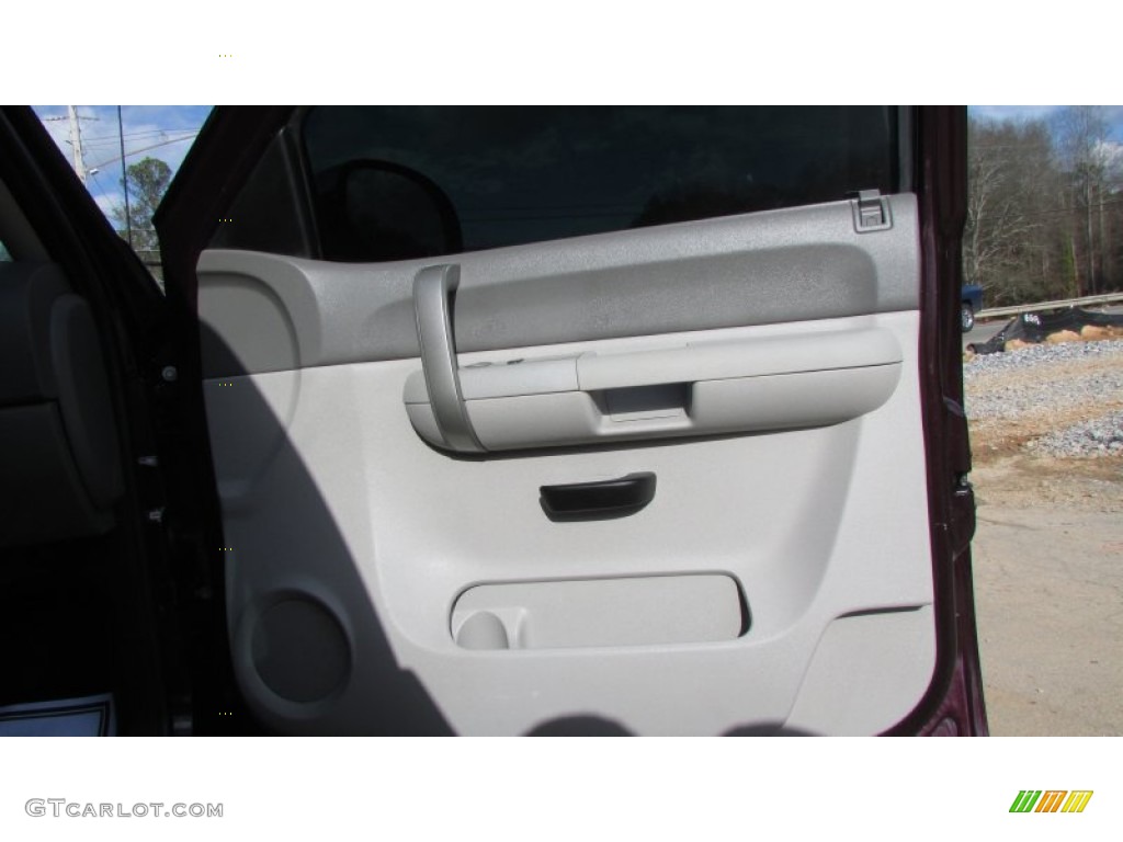 2008 Silverado 1500 LS Regular Cab 4x4 - Dark Cherry Metallic / Dark Titanium photo #32