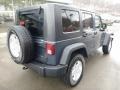 2008 Steel Blue Metallic Jeep Wrangler Unlimited X 4x4  photo #2