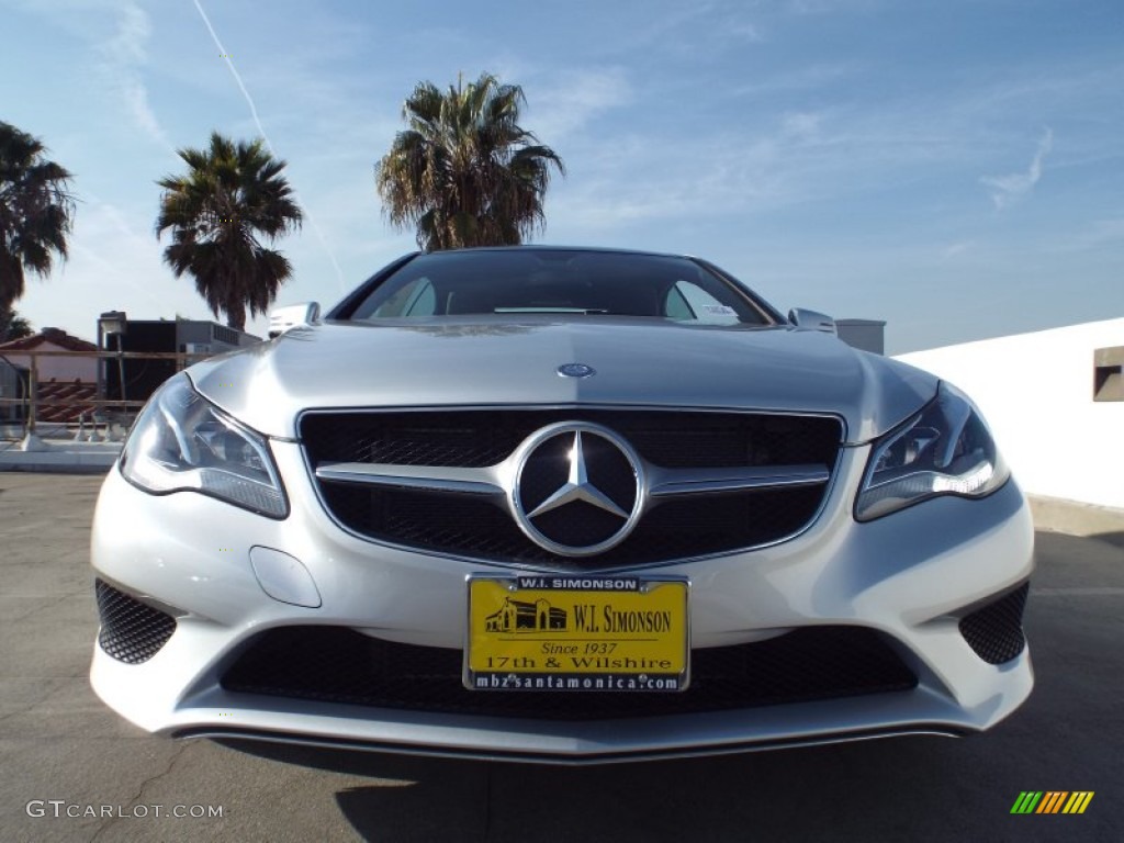 2014 E 350 Coupe - Iridium Silver Metallic / Black photo #2