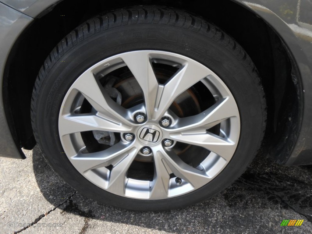 2012 Civic Si Sedan - Polished Metal Metallic / Black photo #21