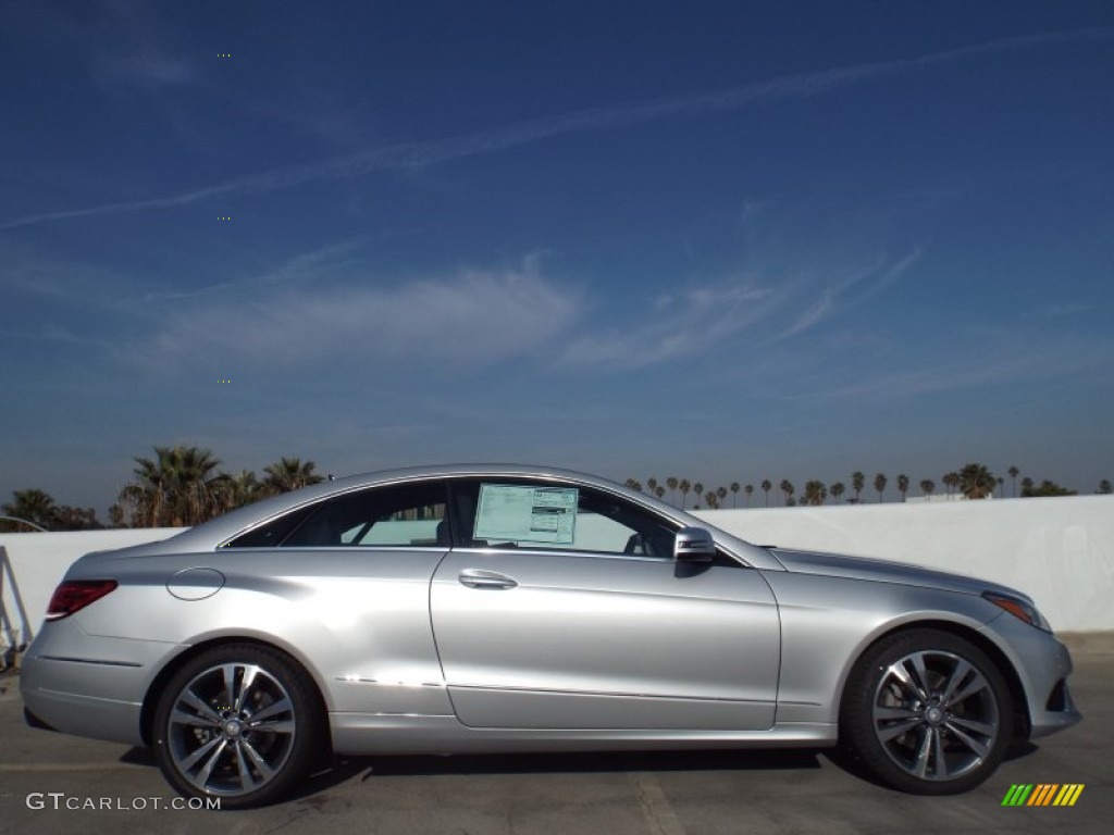 2014 E 350 Coupe - Iridium Silver Metallic / Black photo #3