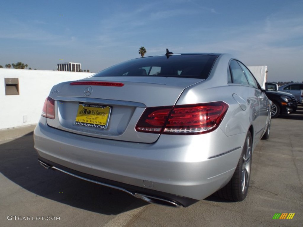 2014 E 350 Coupe - Iridium Silver Metallic / Black photo #4