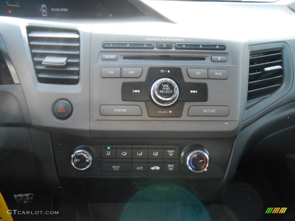 2012 Civic Si Sedan - Polished Metal Metallic / Black photo #23