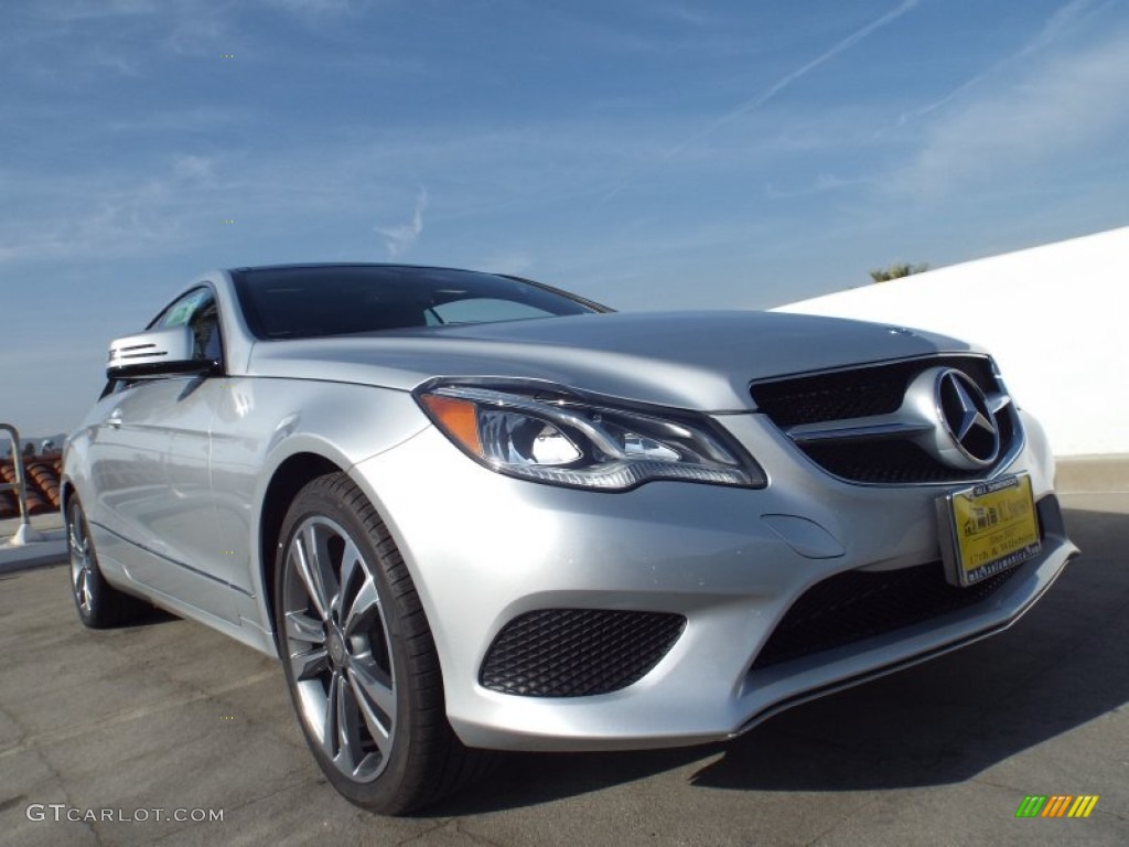 2014 E 350 Coupe - Iridium Silver Metallic / Black photo #11